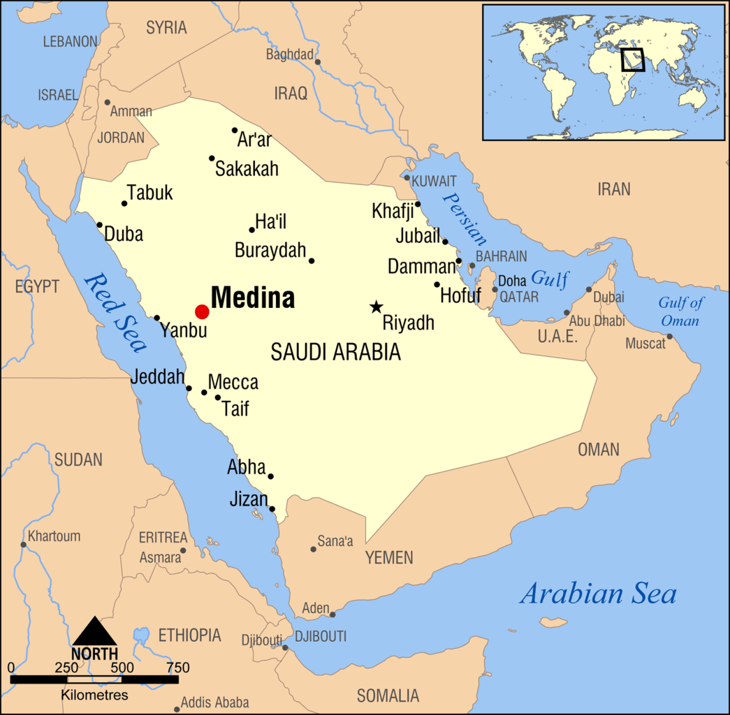 Location in map